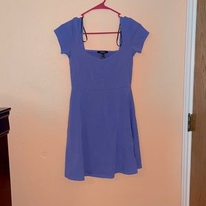 Forever 21 periwinkle blue flared skater dress